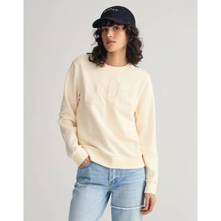 Ganttil kvinder. 4200663 Sweatshirt Tonal Archive Shield hvid (M), Casual, Bomuld