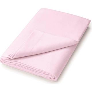 Helena Springfield Helena Springfield Baby Pink Brushed Plain 100% Cotton Dye Flat Bed Sheet