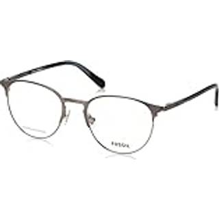 Fossil FOS 7117 R80 51 Briller Mænd Brun - Matte Dark Ruthenium - 51mm