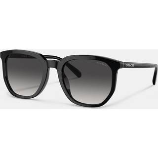 Coach HC8384U CL911 50028G 55 Solbriller Mænd Black - Black - 55mm