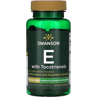 SWANSON FS E med tokotrienoler 60 kapsler