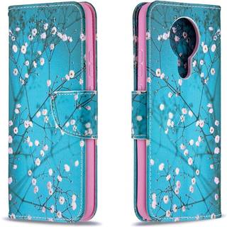 Nokia 3.4 Læder Cover m. Pung - Blomster Motiv