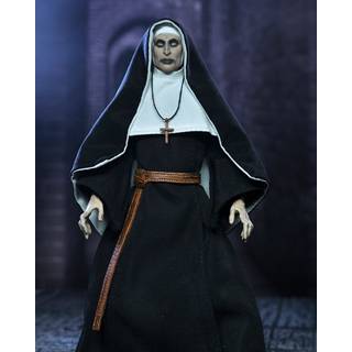 NECA Conjuring Universe Ultimate Valak (The Nun) 7-tommer actionfigur - stofhabit, meget bevægelig, udskiftelige hoveder og hænder