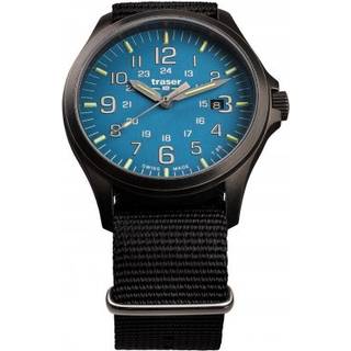 Traser H3 108647 P67 Officer GunMetal Skyblue Herrenuhr 42mm 10ATM