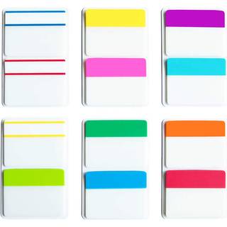 Kicnic 2 tommer klæbrige faner Indeks faner 240 stykker Farvede læsning Faner Selvklæbende pil Flag Siderne Markører til bindemiddelbøger Filmapp