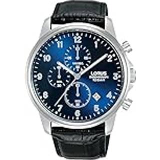 Lorus Dress Chronograph Dark Blue Sunray Dial Men's Watch RM341JX9