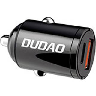 Dudao USB-biloplader med 1xUSB og 1xUSB-C 48W QC PD