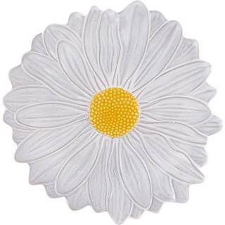 Bordallo Pinheiro Maria Flor Tallerken 23 Cm Tusindfryd - øvrige-tallerkner-fad Lertøj Hvid - 65021857
