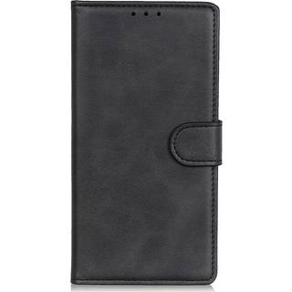 Samsung Galaxy Xcover 6 Pro Kunst Læder Flip Cover m. Kortholder - Sort
