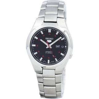 Seiko 5 Automatic Black Dial Stainless Steel Men's Watch SNK617K1