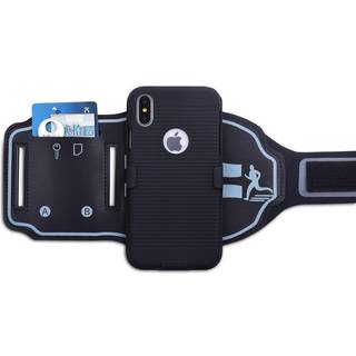 iPhone X / Xs Løbearmbånd m. Aftageligt Cover Sort