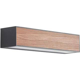 Arcchio Miraz væglampe, E27, trælook