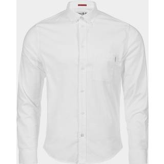 Oxfordskjorte Musto Essential Long-Sleeve Oxford, White, herre, Small