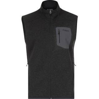 Bergans Men's Kamphaug Knitted Vest  Dark Shadow Grey, S