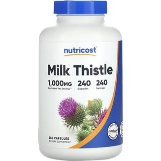 Nutricost – Mælketidsel 1000 mg, 240 kapsler