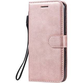Nokia 4.2 Læder Cover m. Kortholder - Rose Gold