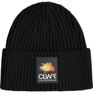 ColourWear Badge Beanie Black, One Size