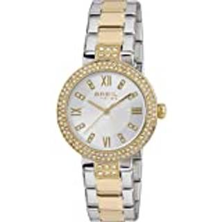 Breil EW0421 Tribe Sølvfarvet/Gul guldtonet stål Ø32 mm
