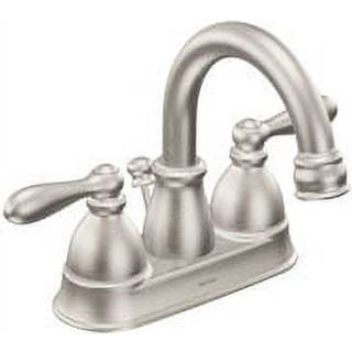 Moen WS84667SRN CALDWELL TO-HANDLE Badev?relse F?gehane H?jbue Lavatorisk synkecentre SPOT Modst? b?rstet nikkel