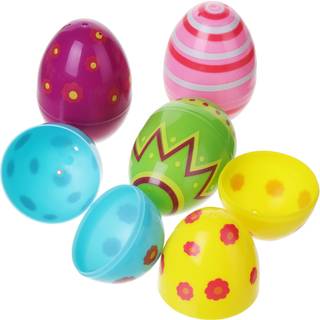 Mr. Pen-Plastic Easter Eggs 30 Pack 3 '' Tall Printed Plastic Easter Eggs Plastic Easter Eggs Bulk Easter Eggs Tom plastæg Fillable Easter Basket