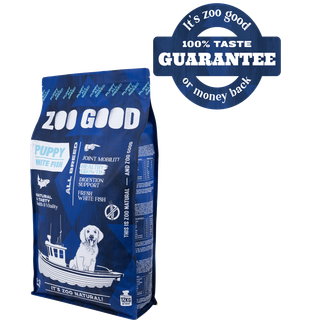 ZOO GOOD Puppy All Breed Skin&Hair White fish - 12 kg