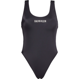 Calvin klein Scoop badedragt uden bøjle, sort, Størrelse: XS, Dame