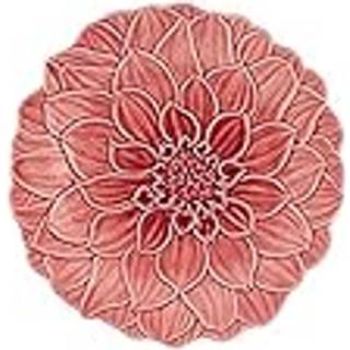 Bordallo Pinheiro Maria Flor Tallerken 22 Cm Dahlia - øvrige-tallerkner-fad Lertøj Rosa - 65021878