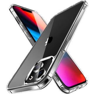 iPhone 13 Crystal Clear Hybrid Plastik Bagside Cover - Gennemsigtig