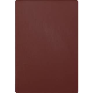 Skærebræt HACCP 600x400, Brun, 600x400mm, Hendi. Begge sider er glatte og egnet til brug.