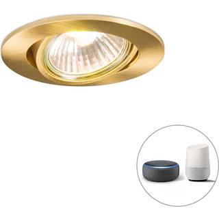 Smart indbygget spotlight guld vipbar inkl. Wifi GU10 - Cisco