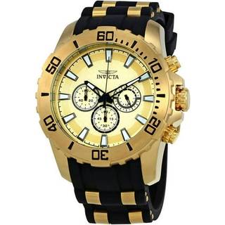 Invicta 22558 Pro Diver Guld/Gul guldtonet stål Ø50 mm