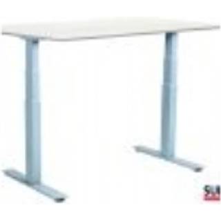 Sun-Flex Easydesk VI hæve-sænkebord 140x80cm hvid med alu stel