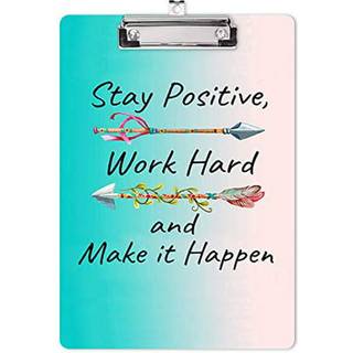 Hongri Clipboard Fashion Design Letter Size Wooden Clipboards For Students Women Man and Kids Cust