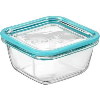Glas opbevaringsboks med glaslåg - ovnfast - 12x12 cm
