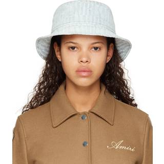 Amiri Logo denim bucket hat - multicoloured - One Size