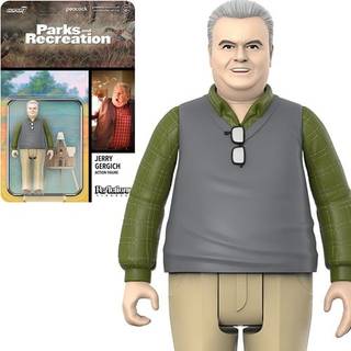Super7 Parks and Recreation Jerry Gergich - 3,75 """" Parks and Rec Action Figur med tilbeh?r klassiske tv -show Collectibles and Pop Culture Toys