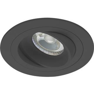 Noxion Forsænket Spot Logic MR16 Vipbar sort | Udsnit 80mm - GU10 sokkel