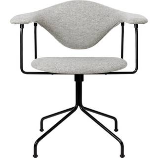 GUBI Masculo Kontorstol Polstret I Hallingdal 65 116 Med Base I Sort Semi Mat
