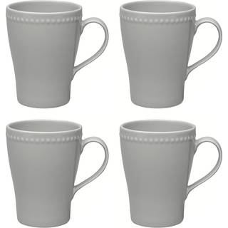 Scandi Living Dots krus 35 cl 4 stk. Grå