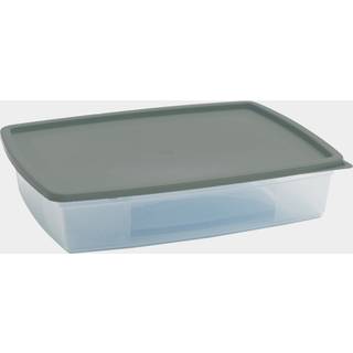 Madkasse Nordiska Plast Frys/Micro ECO, transparent/khaki grøn, 1.5 liter, 2-pack