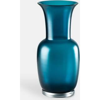 Venini Vases - 'Opalino Satin' vase, S, horizon in BLUE Glass