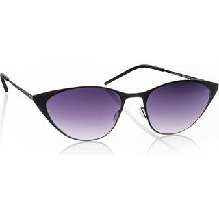 Italia Independent II 0203 009.000 55 Solbriller Kvinder Black - Black - 55mm