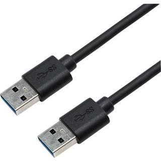 Eletra USB 3.0 Am 3M-kabel, sort ➞ På lager - klar til levering og afhentning