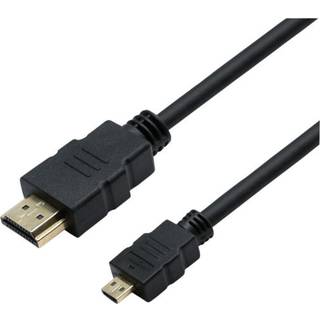 Eletra HDMI AM - Micro HDMI M 1,4 1M kabel, sort ➞ På lager - klar til levering