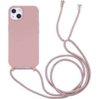 iPhone 13 Fleksibelt Cover m. Snor - Rosa