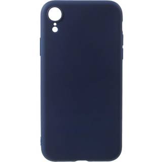 iPhone XR Matteret TPU Cover Mørkeblå