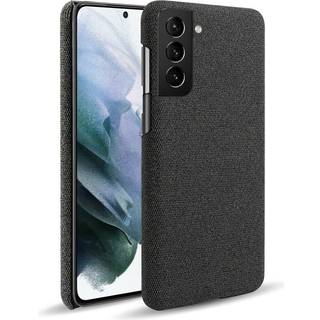 Samsung Galaxy S22 KSQ Stof Plastik Bagside Cover - Sort