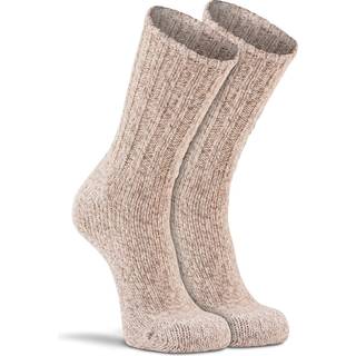 Fox River Norsk Crew Hiking Sock Classic Ragg Wool Memory-Snit Construction Forstærket for holdbarhed Varm Brun Tweed X-Large