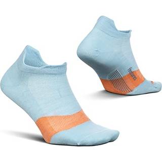 Feetures Merino 10 Ultra Light No Show Tab Strømper S=34-37 Blå til Løb