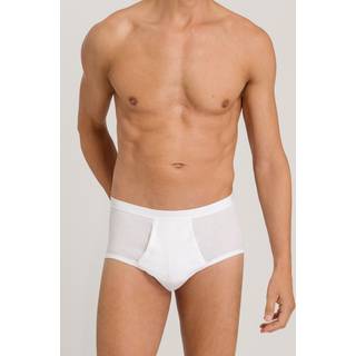 HANRO Herren Slip weiß Reine Baumwolle unifarben